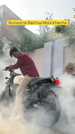 Burnout ke Bad hua Mota Kharcha / hunter Tyre Change / Best Tyre for hunter350 #automobile #shorts