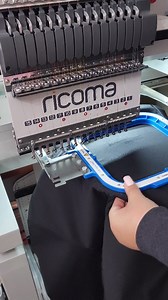Embroidered logo to represent your business ✨️ Ricoma 15 needle embroidery machine @ricomahq Mighty Hoop 7.25 @hoopmastermightyhoop Free shipping link in my bio 🥳 #embroiderydesign #embroiderymachine #embroideredclothing #workfromhome #brandideas | BGC Endless Creations
