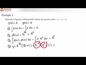 First-order linear differential equations