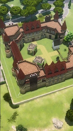 Sims 4 Medieval Castle Build #thesims