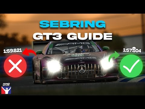 HOW TO DO SEBRING IN iRacing | GT3 Track Guide & Tips