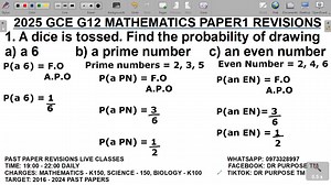 2025 GCE Mathematics Past Paper Revisions. Whatsapp 973328997 to Register. | HMT Academy GCE Centre