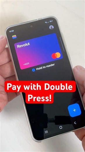 Pay with Double Press on Samsung Galaxy #samsungtips #googlewallet #googlepay #shorts