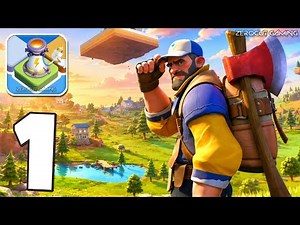 Tiles Survive! - Gameplay Walkthrough Part 1 - Build Your Survival Camp (Android, iOS)