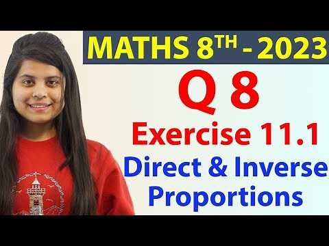 Q 8 - Ex 11.1 - Direct and Inverse Proportions - NCERT Maths Class 8th - Chapter 11, 2023