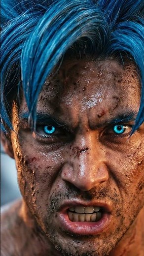 The Power of a GOD! 🔵⚡ Goku Super Saiyan Blue Live-Action is absolutely breathtaking!