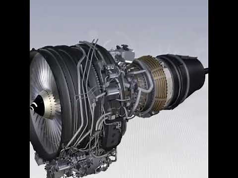 How does Airbus A320 engine works