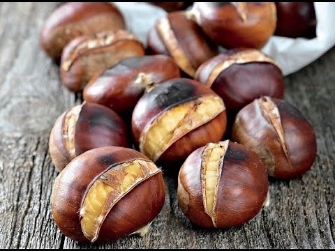 RECIPE FOR OVEN-ROASTED CHESTNUTS, WARM CHESTNUTS