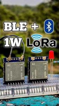 1W LoRa Without Arduino?! Control via Phone Bluetooth App(BLE) | RYLR999 Lite Full Guide