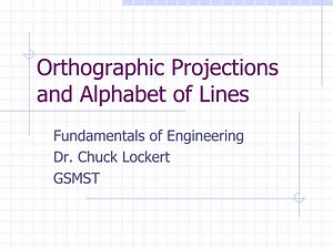 Orthographic Projections and Alphabet of Lines - SlideServe