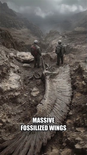 93K views · 2.2K reactions | Fossilized Wings Found Buried In A Mountain #fossil #mountain #wings #discovery Read full: https://amexoz.com/ac-r-fossilized-wings-found-buried-in-a-mountain-unearthing-an-ancient-mystery/ | Abandoned Places | Facebook