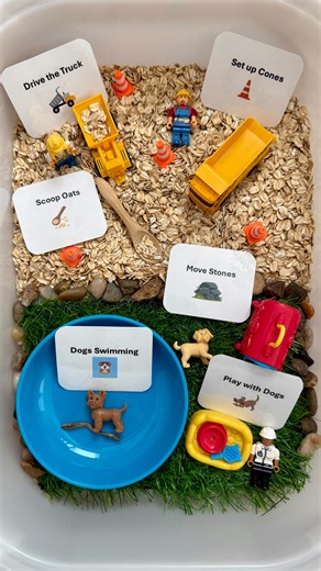 Part 2- custom sensory kit. 🚧 🐕 I LOVED making this custom sensory kit!! It really challenged me to think outside of the box and put my creativity to work. It is going to be the perfect gift for the birthday boy and my customer cannot wait to give it to him. 🥰 Now that I have done one, I’m open to more custom sensory kit orders. Just message me to make your custom kit today 🫶🏼 #dogs #construction #sensorykit #sensoryplayideas #customgifts | Mandys Craft Creation