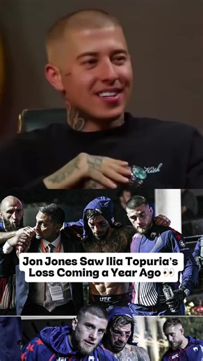 Jon Jones Saw Ilia Topuria’s Loss Coming a Year Ago 👀 #ufc #mma #jonjones #iliatopuria