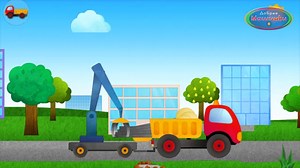 КРАН МУЛЬТИК. Кран для малышей. Большой кран. Про камаз для детей. Камаз мультик.