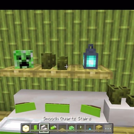 Bamboo Bed Tutorial! 🎋 | Minecraft | #shorts