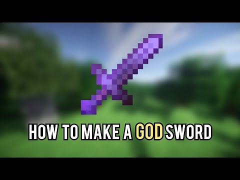 How to make a GOD Sword in Minecraft (Command Block Tutorial) 2024