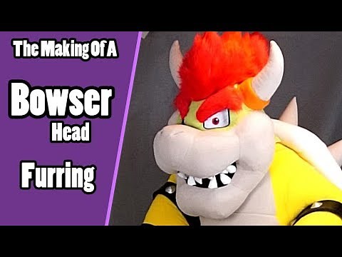 //The Making Of Bowser #2// Head Furring - Bowser Cosplay
