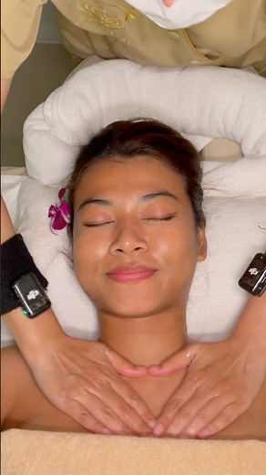 ASMR: Milky Massage on HOT Jade Bed #shorts