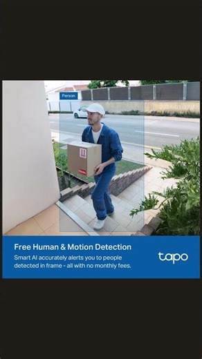 Tapo by TP-Link Smart Video Doorbell Camera Wireless with Chime, 2K with Full Color Night Vision !