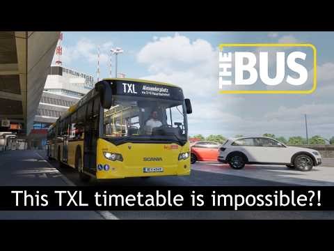 Can I beat the TXL timetable? | The Bus | Moza steering wheel gameplay