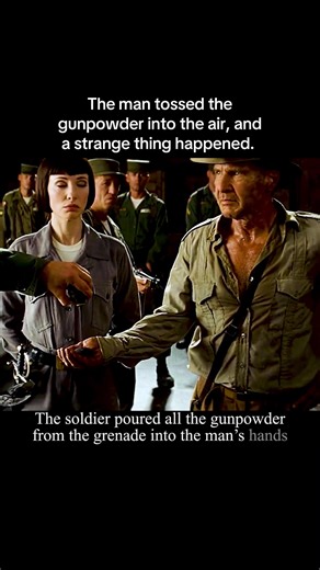 The man tossed the gunpowder into the air, and a strange thing happened. #tiktok #movie #typ #film #for