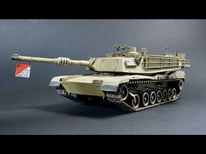 Building a U.S. Tank M1A2 Abrams Without Side Armor - Tamiya 1/48