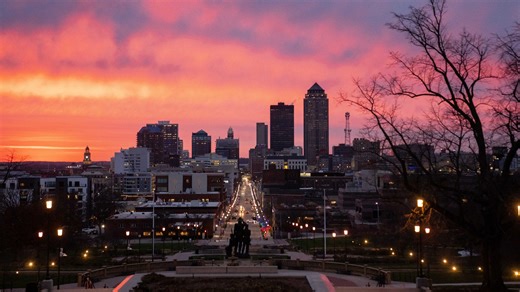 Two Iowa cities ranked in the top 100 in the US for singles. See which cities.