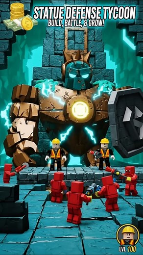 Statue Defense Tycoon 🗽 | Defend the Statue of Liberty with Stone Guardian & Mini Engineers!