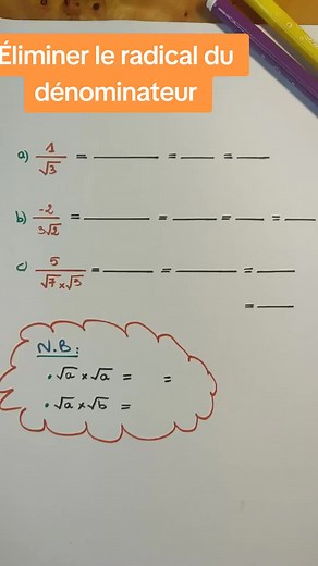 Comment rendre rationnel un dénominateur et les racines carrées