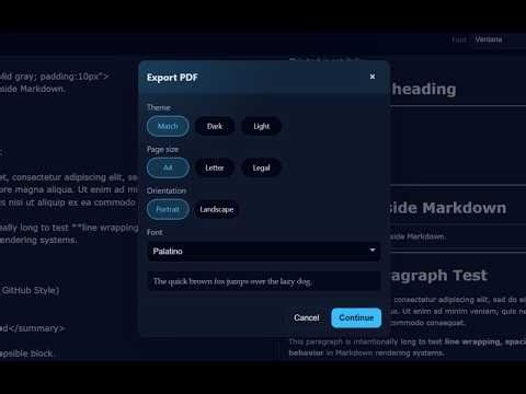 MD to Perfect PDF Chrome Extension Tutorial | Write Markdown and Export to PDF