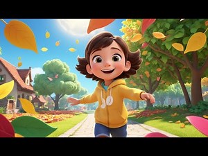 Count the Leaves Falling from the Trees | Autumn Counting Song for Kids | Gentle Learning Rhyme