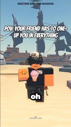 His fisch just kept getting bigger and better than mine :( #roblox #robloxfyp #fisch #funny