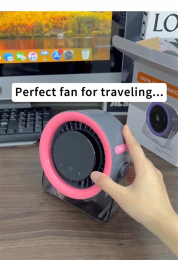 Portable Mini Fan for Travel and Sleep Comfort