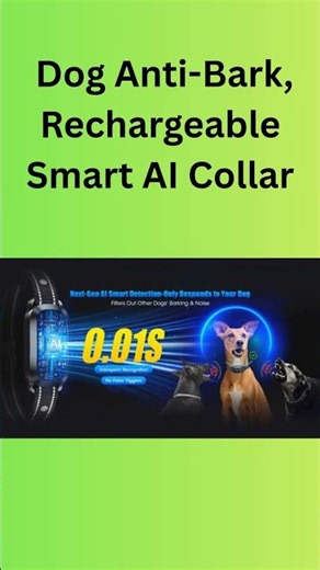 Smart Collar That ACTUALLY Works for Barking Dogs #viral #pettech