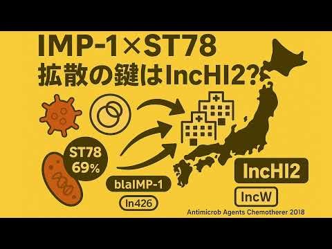 【医療者向け・音声のみ】全ゲノム解析で解明 東京の病院で広がる薬剤耐性菌IMP 1の謎：地域定着と院内アウトブレイク、異なる拡散のメカニズム AAC