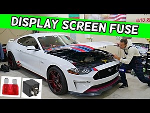 FORD MUSTANG RADIO DISPLAY SCREEN FUSE LOCATION, DASH DISPLAY FUSE 2015 2016 2017 2018 2019 2020
