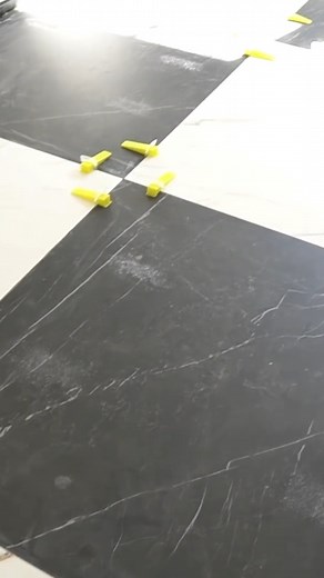 Laying Large Kitchen Tiles #kitchenrenovation #kitchenremodel #renovations #kitchenflooring | Home With Stefani