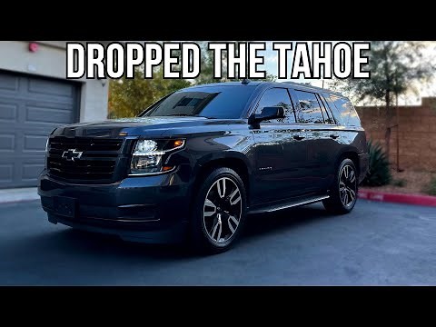 The Tahoe Gets A Belltech 2/4 Lowing Kit!! The PERFECT Drop!!
