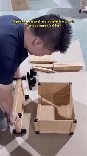 Tool-free assembly furniture:portable paper end table-perfect for small apartments.#tool-free