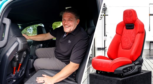 Toyota built a shock-absorbing truck seat, but it needs a manual setup