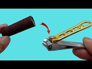 How to sharpen your NAIL SCISSORS to razor sharpness that millions of people don't know!