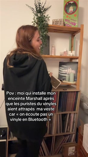 On vous aimes quand même hein @Marshall Amplification keep on going, your speakers are fire to listen to records!!! #vinyl #vinyltok #marshall #humour