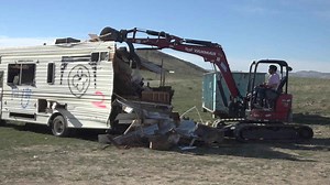 Volunteers camp out for the Succor Creek clean-up in the Owyhees