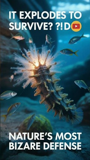 “This Animal EXPLODES to Survive?! 💥 Nature’s Craziest Defenses Ever!”#shorts