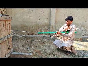 Homemade Airgun has INSANE Power