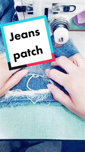 Invisible Stitch! Patching Jeans Without Thread Showing
