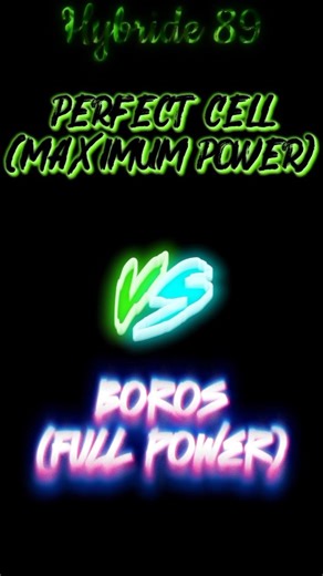 Cell VS Boros [1v1] #anime #edit #whoisstronger #dragonball #onepunchman