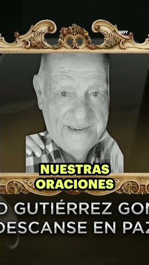 We are saddened by the passing of Mr. Arturo Gutiérrez, Cecy Gutiérrez's father 🕊️