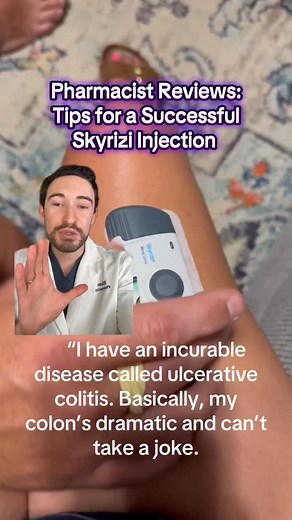 Ever seen the Skyrizi on-body injector? 👀 Here’s how it works and how to use it safely 💉 * This video is for educational purposes only and is not a substitute for medical advice. Always talk to your doctor or pharmacist about your personal health needs. #Skyrizi #PharmacyTips | MillennialRx