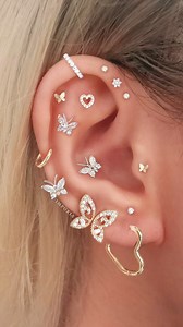 1.5M views · 7.1K reactions | Feminie Ear Piercing Curation Ideas for...